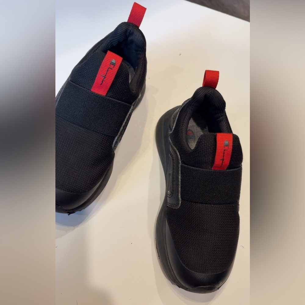 Champion Kids' Black and Red Slip-On Sneakers - Picture 2 of 2